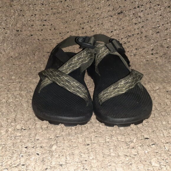 CHACO Z/1 Vibram Unaweep Outdoor Hiking Sandals-Gray/Black-Sz 8-Excellent - Picture 3 of 9